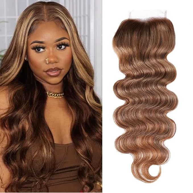 Closure Honey Blonde Highlight Color