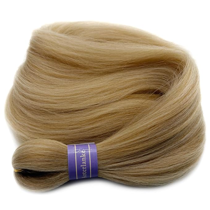 Mixed Golden Blonde Braiding Hair with Boho Curls