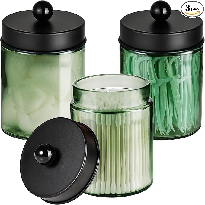 Jar Sage Green/Lid Black