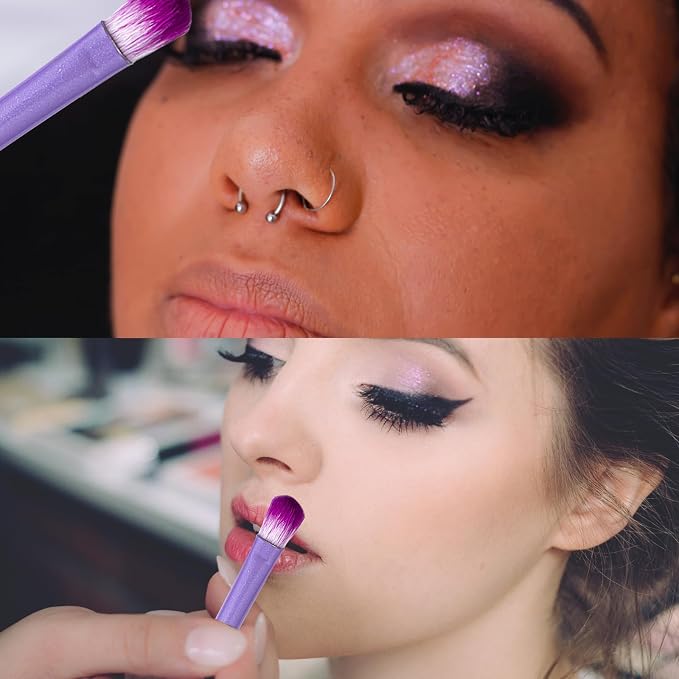 purple brush set