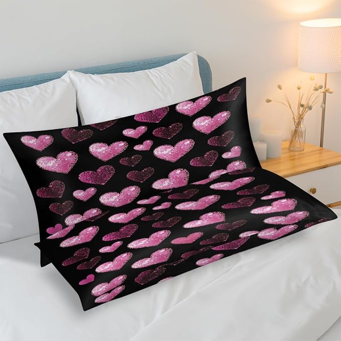 Pink Black Heart