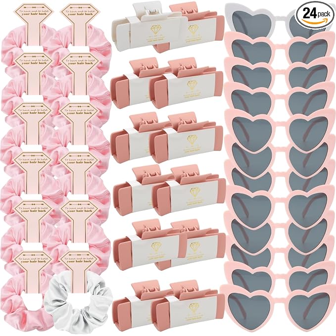 36pcs White&Pink
