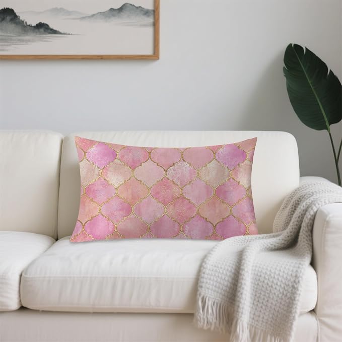 Vintage Moroccan Pink Golden