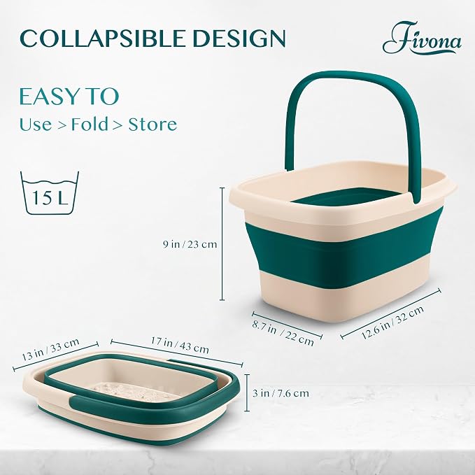 Green Foot Bath Basin
