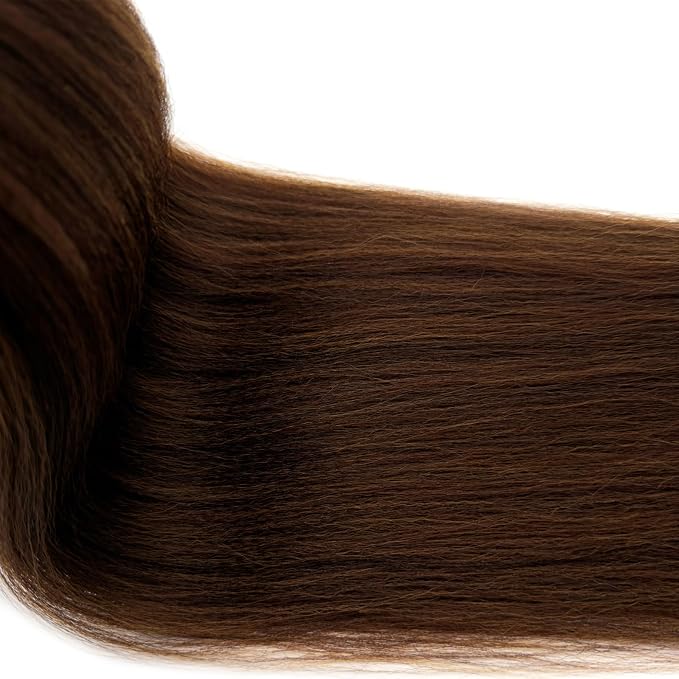 Mixed Brown Braiding Hair Pre Stretched