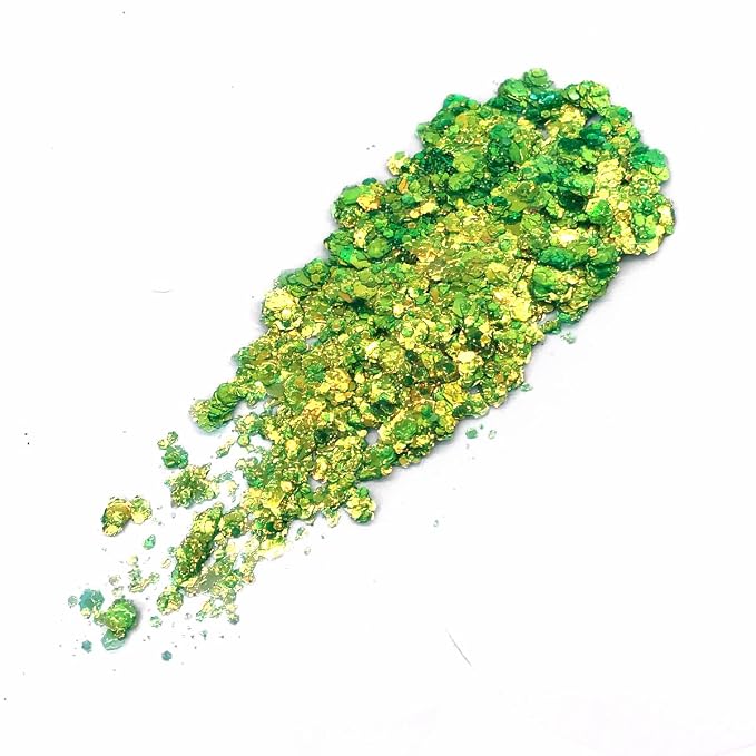 Neon Green Glitter Gel