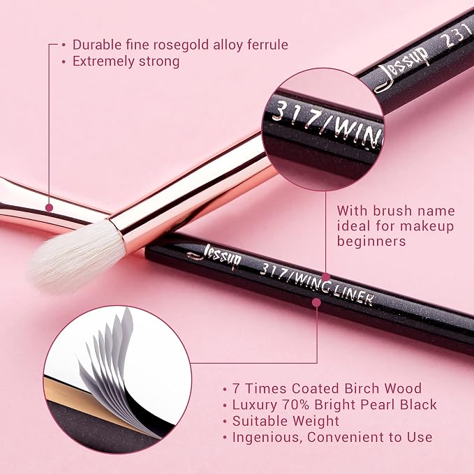 C-Rose Gold/Pearl Black