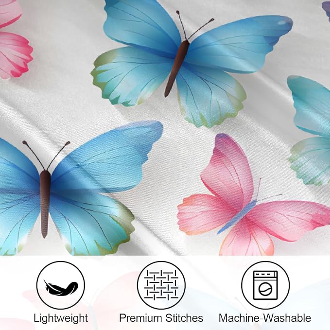 Pink Blue Butterfly