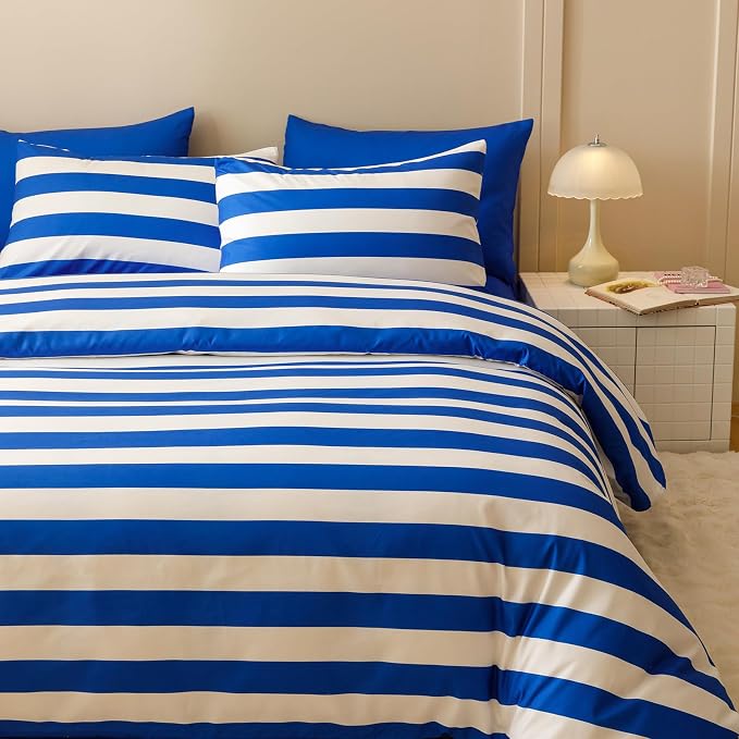 Royal White Stripe