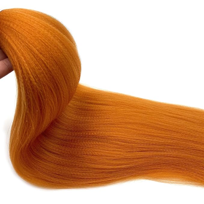 Burnt Orange Braiding Hair