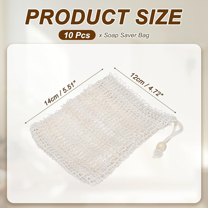 Beige With White Wooden Bead
