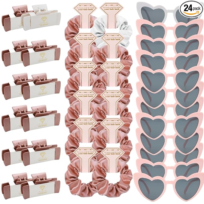 36pcs White&Rose Gold
