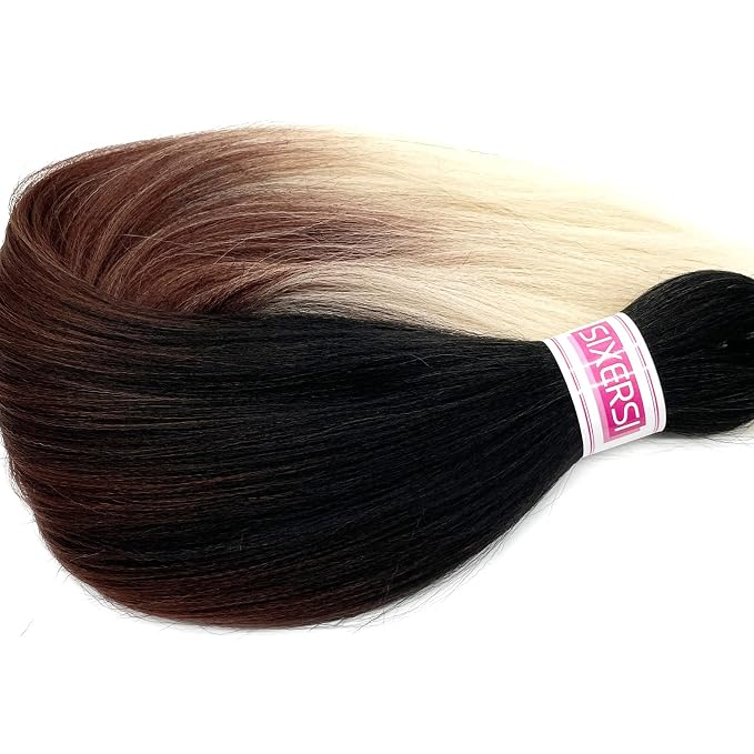 Black Brown Blonde Braiding Hair Ombre