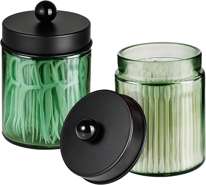 Jar Sage Green/Lid Black
