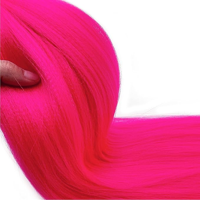 Hot Pink Braiding Hair