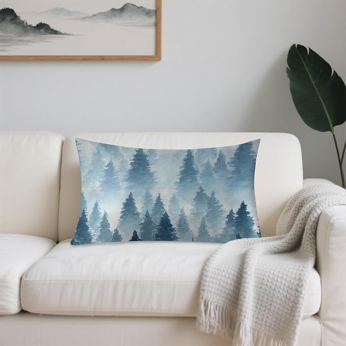 Foggy Forest Landscape