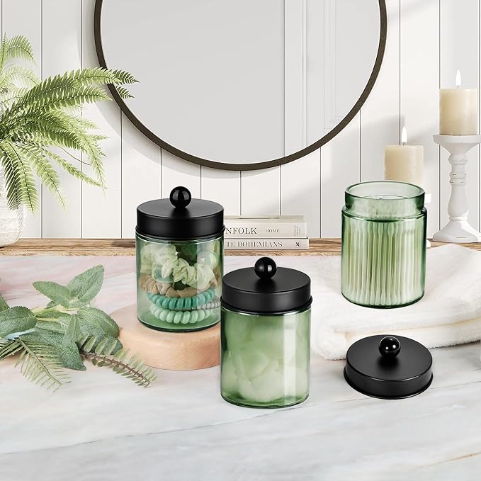 Jar Sage Green/Lid Black