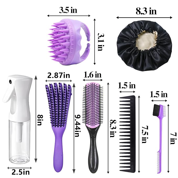 Purple-10 piece set