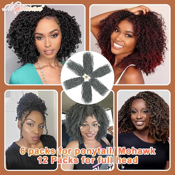Yanky Twist Crochet Hair-Silver Grey