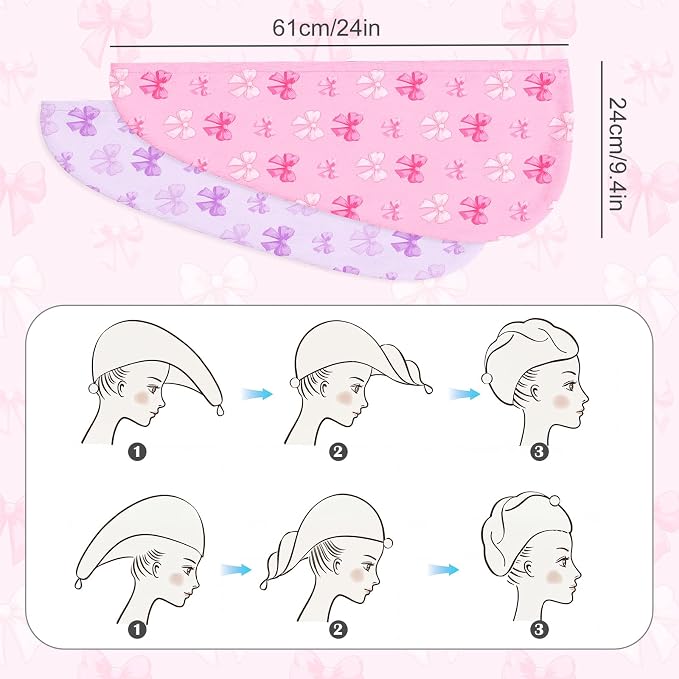 Pink Purple Bow