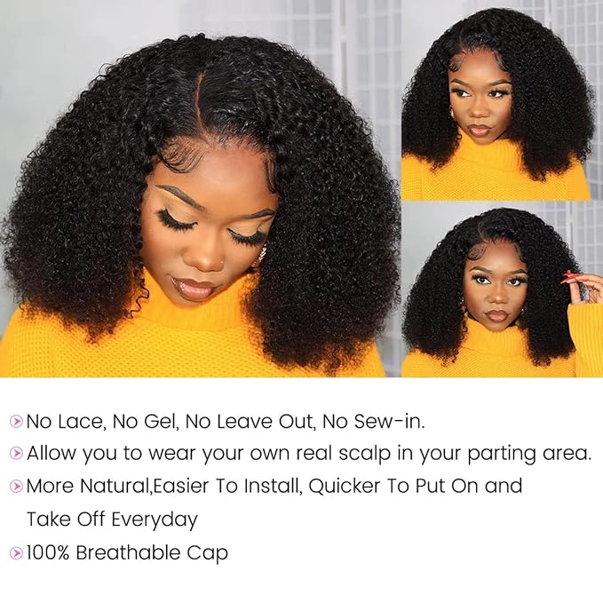 V Part Curly