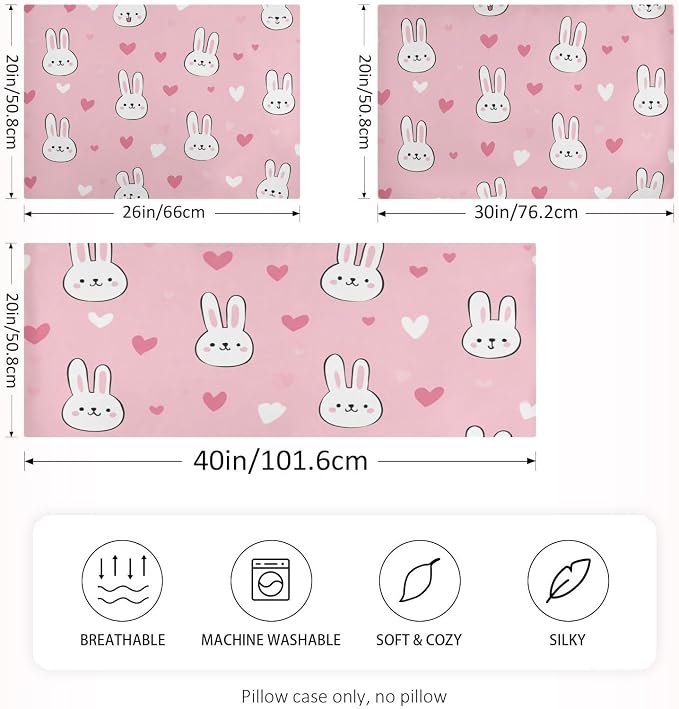 Bunny Pink Hearts