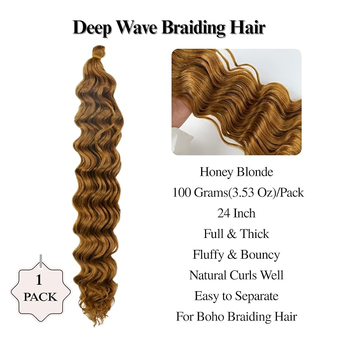 B - Medium - Honey Blonde - 27#