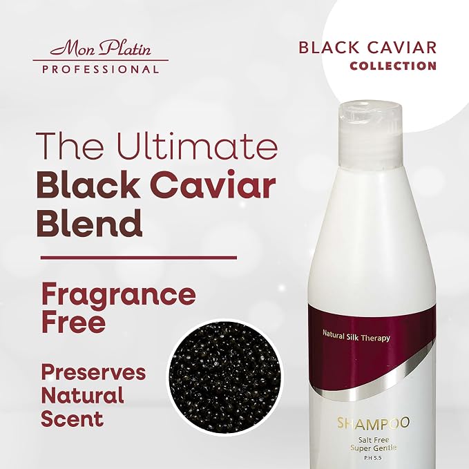 Black Caviaer Shampoo For Straightened Hair.