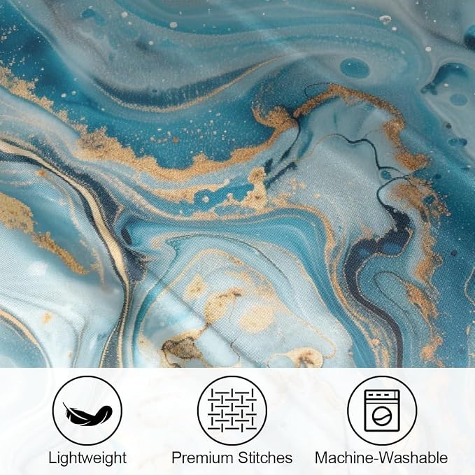 Blue Gold Marble