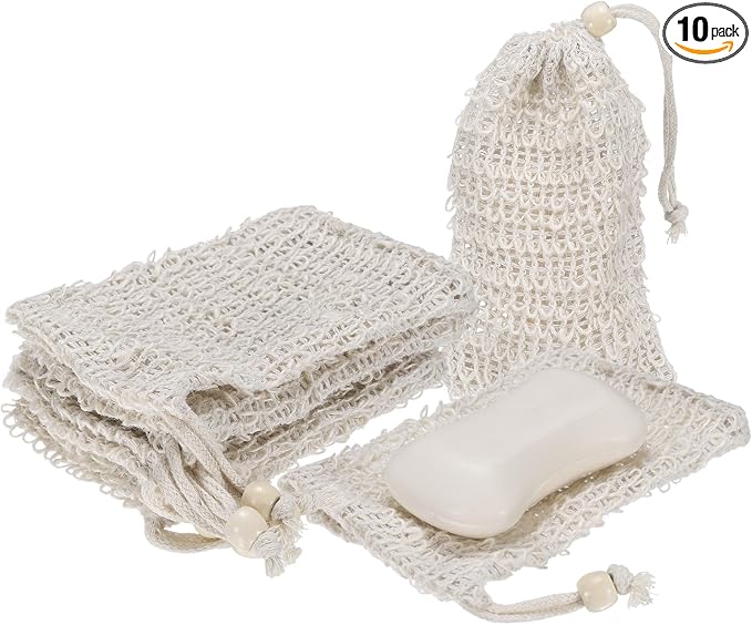 Beige With White Wooden Bead