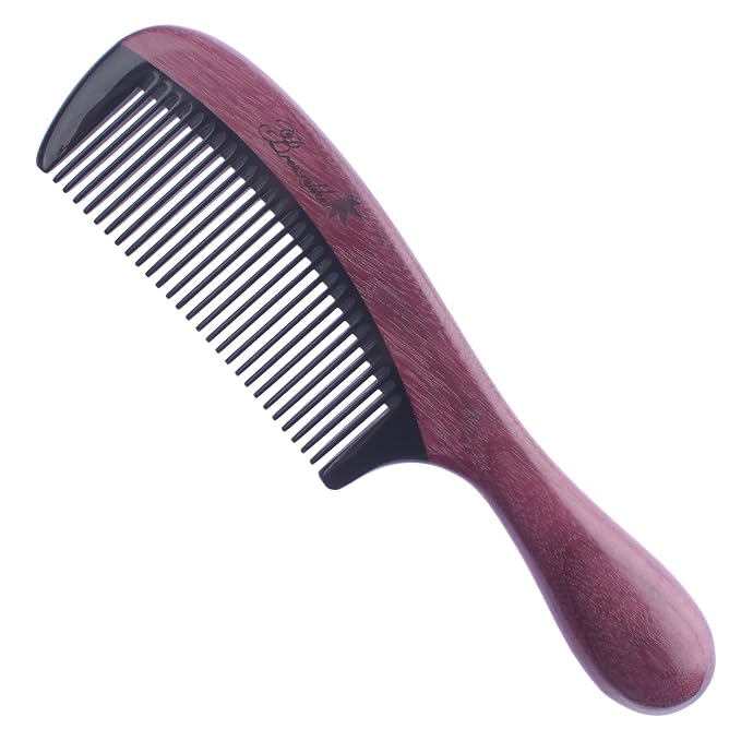 Fine Tooth & Purpleheart Handle
