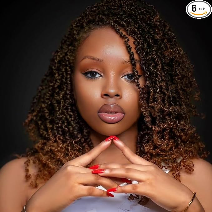 Yanky Twist Crochet Hair-Ombre Brown