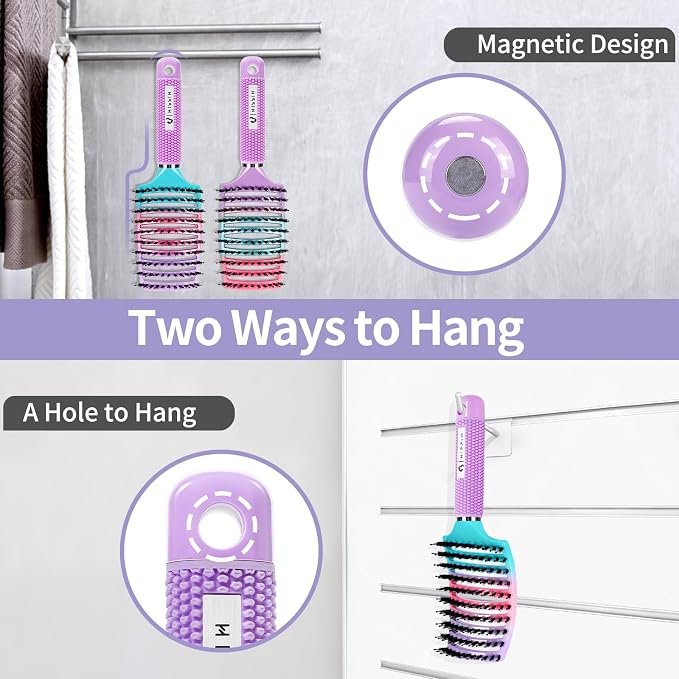 Mint Green & Purple