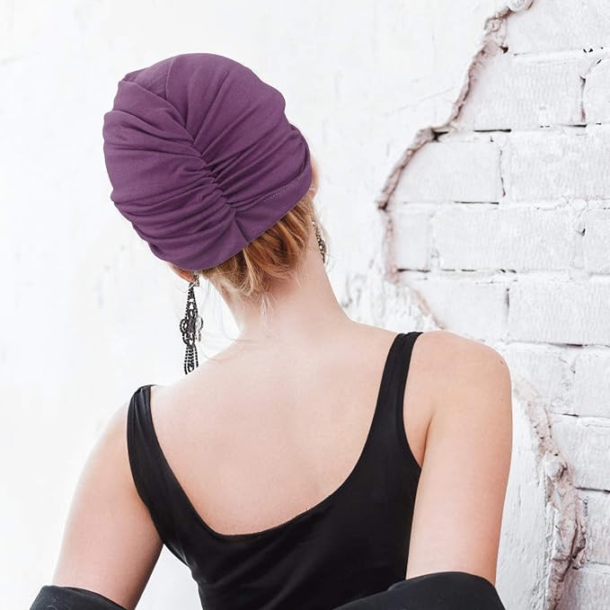5 Pack Knotted: Black, Khaki, Rose, Purple, Teal