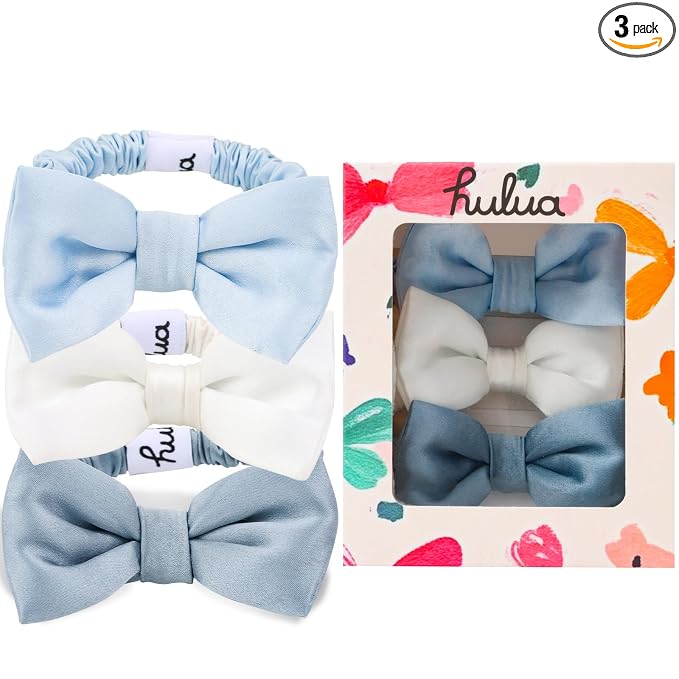 Pure White & Baby Blue & Dusty Blue