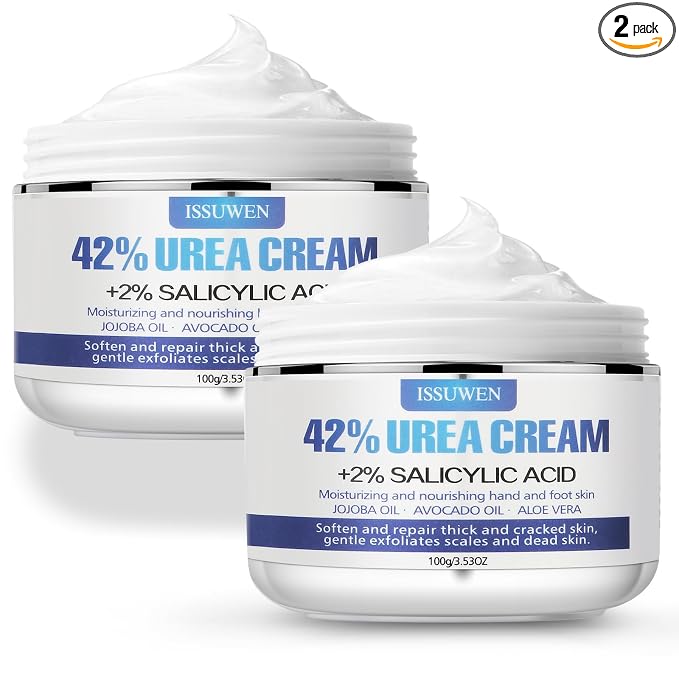 2 Packs White Urea Cream