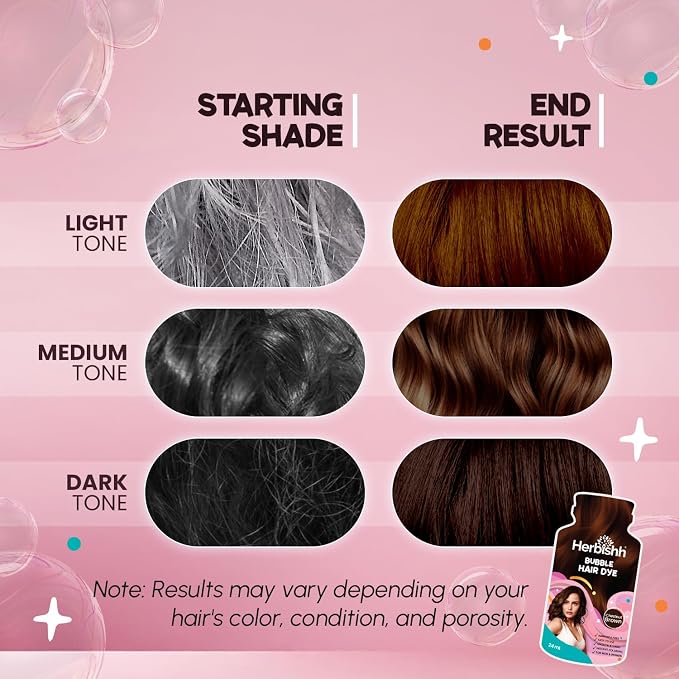 Chestnut Brown Bubble Dye