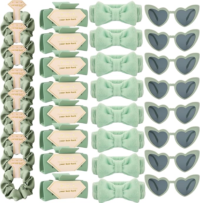 Sage Green Headband 32pcs