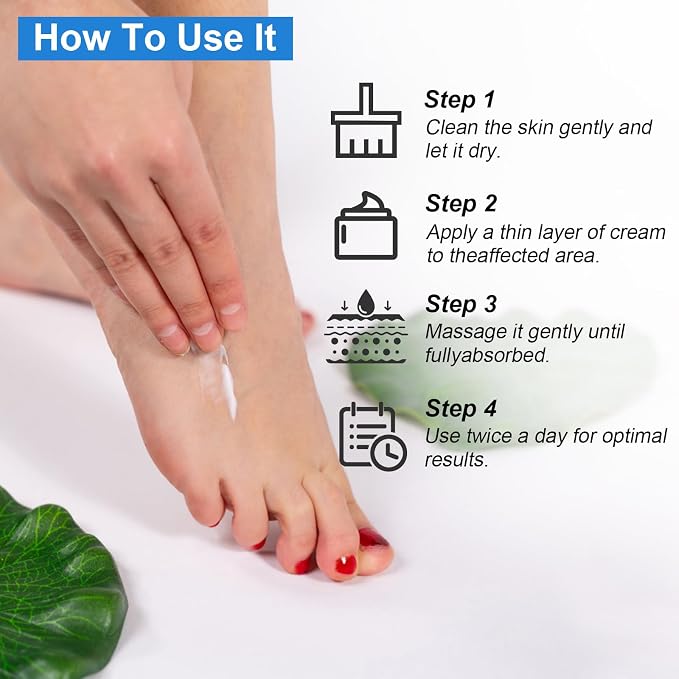 2 Packs White Urea Cream