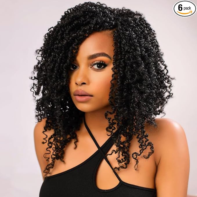 Yanky Twist Crochet Hair-Black