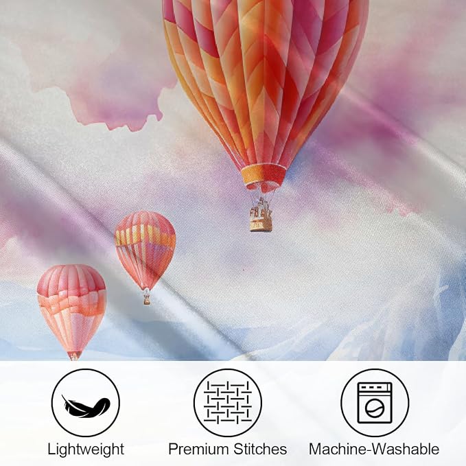 Hot Air Balloon Mountain