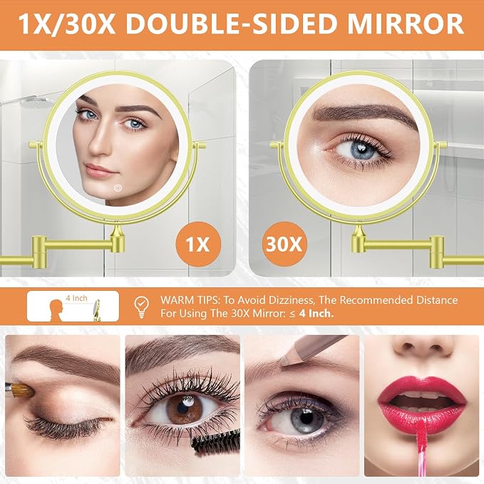 8'' 30x-gold