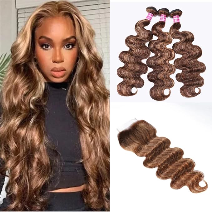 Bundles with Closure TL412 Color