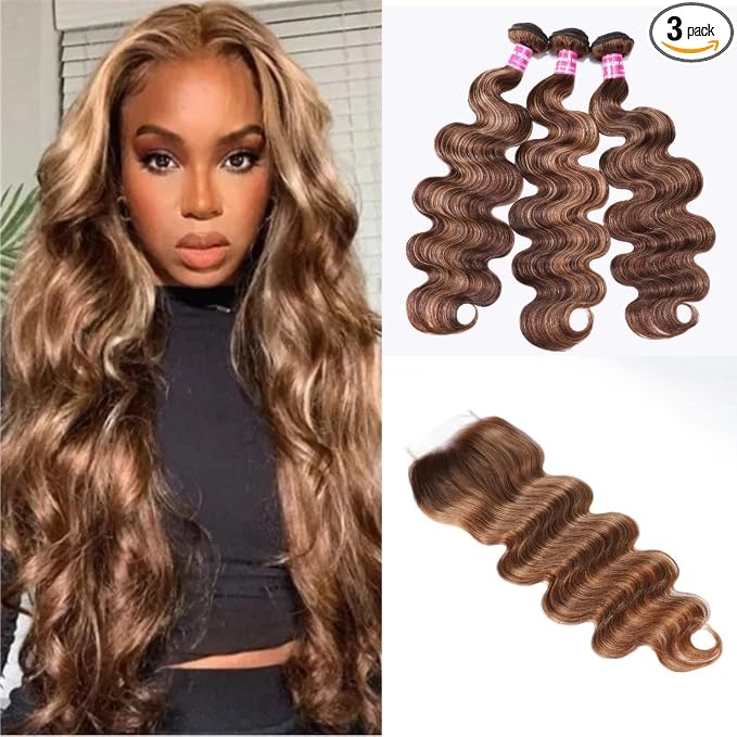 Bundles with Closure TL412 Color