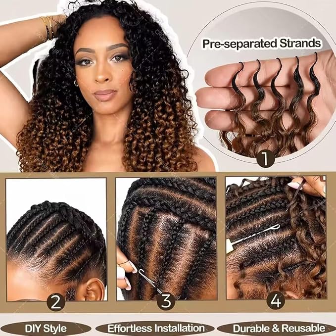 Brown Curly 120g