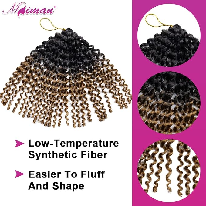 Passion Twist Crochet Hair-Black to Blonde