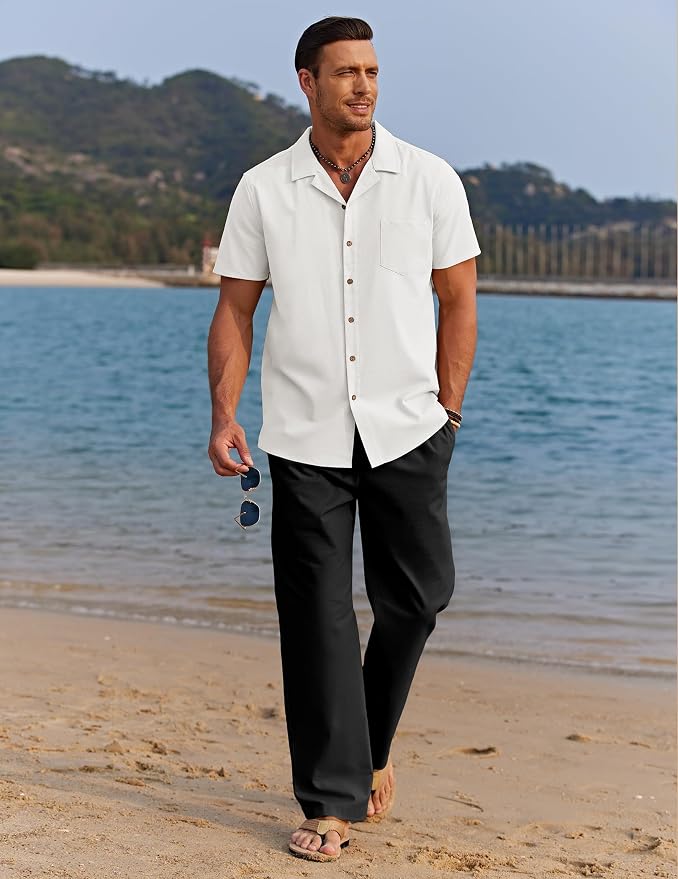 White Shirt/Black Pants