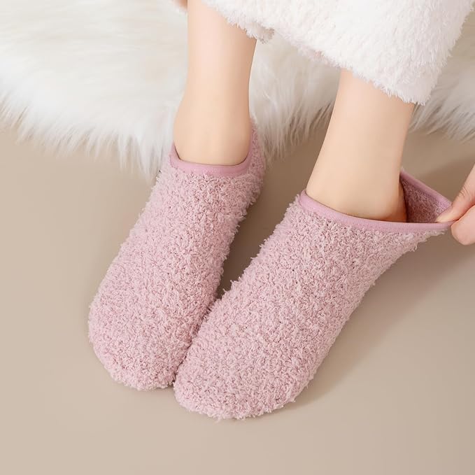 Purple/Pink/White/Khaki 4pairs