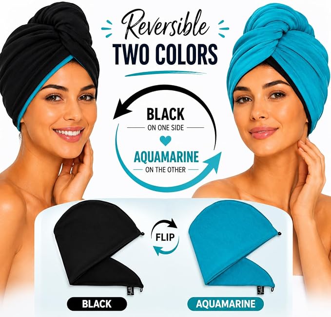 Black/Aquamarine Reversible