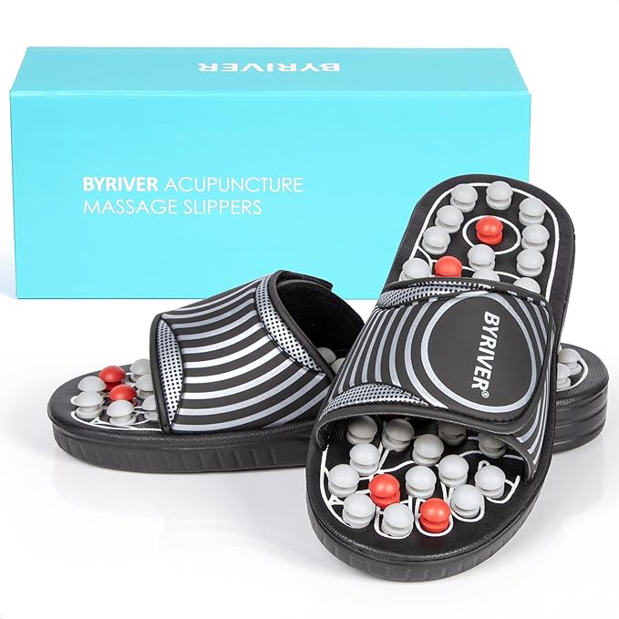 Black Spring Slippers